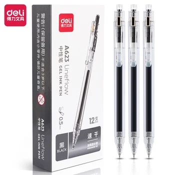 0.5 mm Çabuk kuruyan Siyah Mürekkep Jel Kalem ofis kalemi Yüksek Kaliteli Kalem Kırtasiye Yazma İmza Kalem Okul Malzemeleri test kalemi