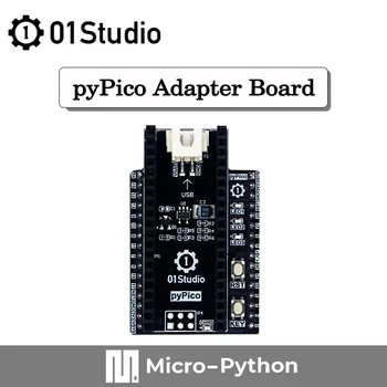 01 Stüdyo pyPico adaptör panosu ile Uyumlu Ahududu Pi Pico MicroPython RP2040 adaptör panosu