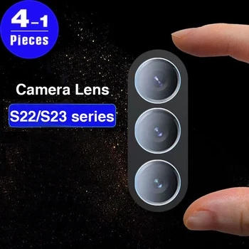 1-4 Adet Samsung Galaxy S23 Ultra ekran koruyucu Kamera S22 5G S21 S20 FE S10 lite S10E S9 artı Kamera Lens yumuşak cam Filmi