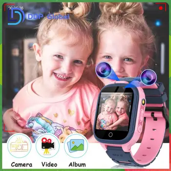 1.54 İnç akıllı saat Çocuklar Çift Kamera Dahili Eğlenceli 14 Oyunları Çocuk Çok Fonksiyonlu Dijital Kol Saati Çocuklar İçin Doğum Günü Hediyeleri