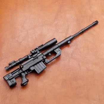 1: 6 Ölçekli M200 Keskin Nişancı Tüfeği 4D Silah Modeli Kaplı Plastik Askeri Model Aksesuarları için 12 