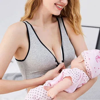 1 ADET Annelik Sutyen Pamuk Bralette Ön Kapatma Sütyen Kadınlar için Artı Boyutu İç Çamaşırı Dikişsiz Push Up Sütyen Yelek Üst Seksi Sütyen