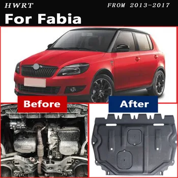 1 adet Skoda Fabia için Motor Splash Muhafızları Kalkan Çamur Flaps Çamurluk 2008-2017 Oto Araba Altında çamurluk koruması
