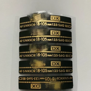 1 adet Yeni Nikon 18-105 18 105 için LOGO Tabela Etiket Lens Tamir Aksesuarları