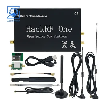 1 MHz-6 GHz HackRF Bir R9 V1. 7. 0 SDR Yazılım Tanımlı Radyo Monte Siyah Kabuk w/ LNA Antenler