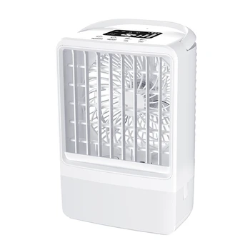 1 Takım Masaüstü Su Soğutmalı Fan USB Klima Fanı Taşınabilir Hava Soğutucu Soğutma Küçük Sprey Dilsiz Fan ABS