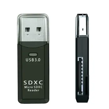 1 ~ 5 ADET RYRA 2-in-1 Bellek USB kart okuyucu Adaptörü Süper Hızlı USB 3.0 Dönüştürücü Güç LED Arka ışık göstergesi Doğru İpuçları Kartı