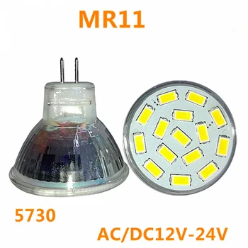 10 adet ACDC12-24V MR11 LED Ampul Spot 5 w 15 smd5730 Yerine 12 v 24 v 50 w Halojen Beyaz 6000 k 6500 k Sıcak Beyaz 3000 k 35mm * 35mm