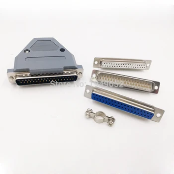 10 adet DB37 VGA fiş Paralel Port 2row D alt konnektör 37 delik / pin erkek ve dişi