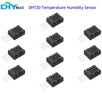 10 adet DHT20 Sıcaklık Ve Nem Sensörü IIC Dijital Sinyal Çıkışı Nem Sensörü Modülü Değiştirin DHT11 Arduino İçin