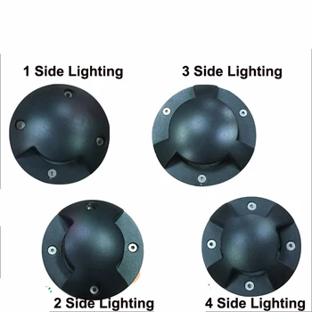 10 adet/grup 6 W DC12V 24 V LED yeraltı ışık Yard bahçe adım merdiven zemin güverte LED gömme Inground lambalar AC220V spot