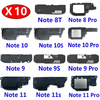 10 Adet / grup, orijinal Hoparlör Zil Xiaomi Redmi İçin Not 7 8 8T 9 9s 10 10s 11 11s Pro 4G 5G Zil Buzzer Flex Kablo
