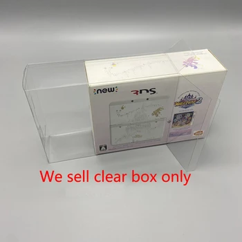 10 adet Şeffaf şeffaf kutu new3DS Japonya versiyonu Disney Sınırlı Sayıda konsol Ekran depolama PET koruyucu Kutu