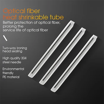 1000 adet/grup 40mm 45 60mm ısı borusu shrink Fusion Splicer FTTH Fiber Kablo koruma kollu optik Fiber ısı borusu Shrink