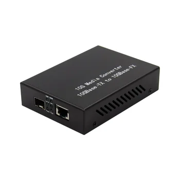 10G SFP Medya Dönüştürücü RJ45 Ethernet Optik Bağlantı Noktası Fiber optik anahtar Fiber Optik Alıcı-verici Modülü 10 Gigabit Ethernet