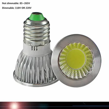 10X LED COB Ampul Lamba E27 9W12W 15W LED Spot AC110V 220V ev tavan süslemeleri aydınlatmak Sıcak / Soğuk beyaz