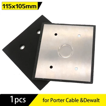 115X105mm Çubuk Kare Zımpara Pedi Değiştirme Pedi Bitirme Zımpara Yerine Porter Kablo ile Metal Sac Destek