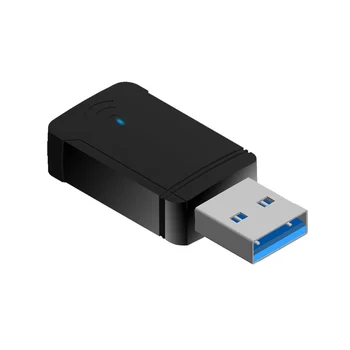 1300Mbps WiFi adaptörü USB Kablosuz Ağ Kartı Çift Bant 2.4 GHz 5GHz USB3.0 WİFİ adaptörü Masaüstü Laptop için