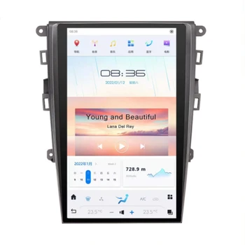 14.4 İnç 2K Android 11 Ford Mondeo Fusion 2013 - 2021 İçin Tesla Ekran Araba Radyo Multimedya Video Oynatıcı GPS Navigator Carplay
