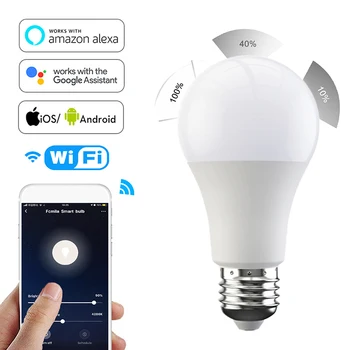 15W WiFi Akıllı Ampul B22 E27 RGB LED Lamba Akıllı Kısılabilir Sıcak Beyaz Gece Lambası Google Ev Alexa Ses Kontrolü