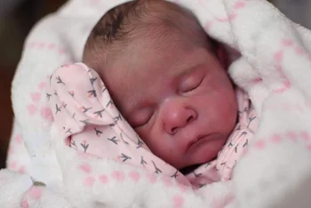 16 inç Yeniden Doğmuş Bebek Kiti Küçük Boyutlu Boru Yenidoğan Uyku Bebek Gerçekçi Yumuşak Dokunmatik Bitmemiş Boyasız Bebek Parçaları Boş Bebek Kiti