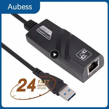 1~8 ADET 10/100/1000Mbps USB 3.0 USB 2.0 Kablolu USB Tip C To Rj45 Lan Ethernet adaptörü RTL8153 Ağ Kartı PC Macbook Windows için
