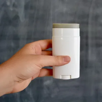2.5 Oz 75ml Boş Deodorant Kapları Doldurulabilir Plastik Twist-Up Şişe DIY Doğal Kristal Deodorant Sopa Tüp Kozmetik