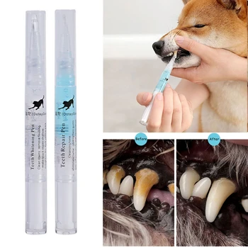 2 ADET Pet Diş Temizleme Kiti Pet Güzellik Diş Fırçası Köpek Kedi Tartar Kaldırmak diş taşı Temizleme Kalemi Pet Diş Bakım Malzemeleri