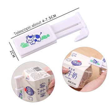 2 ADET Süt Karton Sızdırmazlık Klipsi Kutulu İçecek Mühürlü Kelepçe atıştırmalık paketi Sızdırmazlık Klipsleri Ev Gıda Sızdırmazlık Klipsi