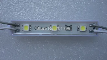 20 ADET 5050 SOĞUK BEYAZ LED modülü; yüksek parlak; 0.72 W; IP65; DC12V