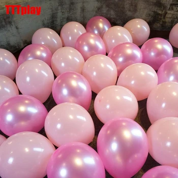 20 adet / grup 10 inç 1.5 g Siyah İnci Lateks Balonlar Doğum Günü Hava Topları Şişme Düğün Parti Dekorasyon Malzemeleri Çocuk Oyuncak globos