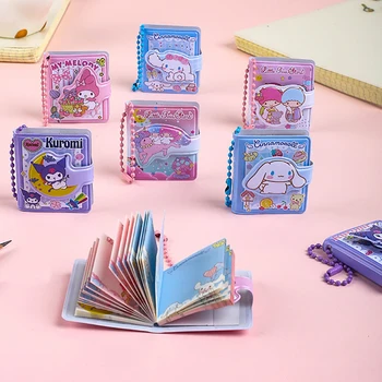 20 adet Sanrio Mini Dizüstü Kuromi Cinnamoroll Taşınabilir Not Defteri Günlük Haftalık Gündem Planlayıcısı Kırtasiye Ofis Okul Malzemeleri