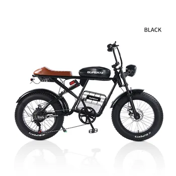 20 İnç Yüksek Karbonlu Çelik Dağ Bisikleti 48V Lityum Pil Rx Sessiz Fırçasız Omurga Motor Vakum Lastik Vintage Kar Araci