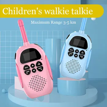2021 yeni DJ100 çocuk telsiz, kablosuz 3KM çağrı, USB şarj açık ebeveyn-çocuk interaktif oyuncaklar