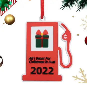 2022 Noel Asılı Ağaç Süsleri Noel İçin Tek İstediğim Yakıtlar Asılı Süsleme Yakıtlar Süs Komik Noel Süs