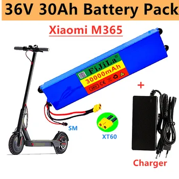 2022 Yeni 36V 30Ah lityum iyon batarya Paketi İçin Uygun Mijia M365 Pil Paketi Elektrikli Scooter BMS + Şarj Cihazı