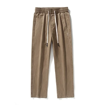 2023 Popüler Yeni Zemin paspas Düz Tüp Pamuklu rahat pantolon Moda Çok Yönlü Rahat Rahat pantolon