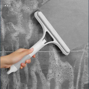 3 in 1 Pencere Temizleme Aracı Cam Temizleyici Silin Duş Ekran Temiz banyo Kazıyıcı Ev Alet Masa Araçları Bez Faydalı Househol