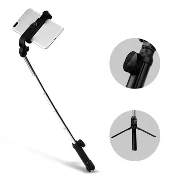 3 İn 1 kablosuz bluetooth Selfie Sopa Mini Tripod Genişletilebilir Monopod Uzaktan Kumanda İle telefon tutucu IOS Android Telefon için