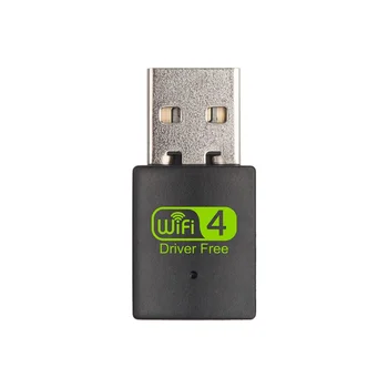 300 Mbps Wifi Adaptörü Ücretsiz Sürücü Kablosuz Alıcı Ağ Kartı USB Kablosuz WiFi Verici Mini Sinyal