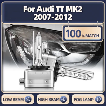 35 W D1S Xenon HID kafa lambası ampulleri 12 V 6000 K beyaz araba ışık 20000LM xenon lamba Audi TT ıçin MK2 2007 2008 2009 2010 2011 2012