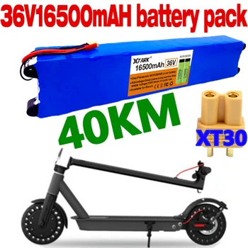 36V 10S3P 16.5 Ah 100W li-İon pil için Xiaomi mijia m365 pro elektrikli bisiklet scooter ile 20A BMS