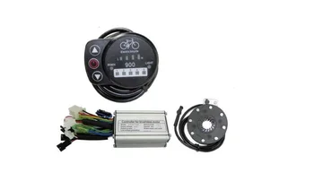 36V 250W 24V 250W Denetleyici LED LED900 ekran Ölçer PAS Seti E-bisiklet Dönüşüm kiti Çift Modlu Hall Sensörü ve Hall Sensörsüz