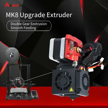 3D Yazıcı Aksesuarları MK8 Doğrudan Sürücü Ekstruder Yükseltme Kiti 12V / 24V için 4010 Fan ile Ender-3 / Ender 3 V2 / Ender 3S / CR-10 / CR-10S