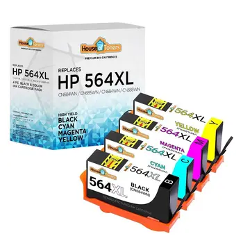 4-PK HP 564XL CN684WN Photosmart 6510 6520 7510 7520 Yazıcı için
