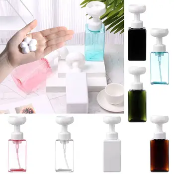450ML El Dezenfektanı Losyonlar Köpük Doldurulabilir Kozmetik Şişe sabun şişesi Pompası Konteyner Çiçek Sabunluk