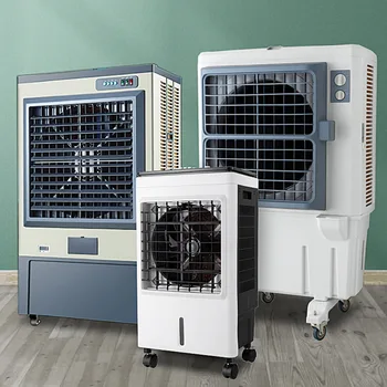45L Hava Soğutma Fanı Klima Soğutucu Yüksek Hava Hacmi Zemin Ayakta Elektrikli Klima Fanlar Tek Soğuk Serin Yaz