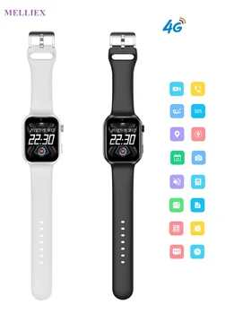4G SOS GPS İzci SIM Su Geçirmez Smartwatch Android Elektronik Spor Spor çalar saat Çocuk akıllı saat Hediye Kız Erkek İçin 2023