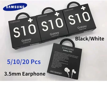 5/10/20 Adet Toptan AKG Samsung Galaxy S10 + S10 kulaklık IG955 3.5 mm Kulak Mikrofon ile Tel Kulaklık Galaxy s10 + s10