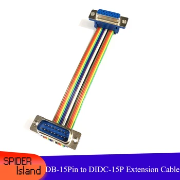 5 adet DB - 15P Uzatma Kablosu Erkek Kadın DIDC-15P Seri Port Bağlantı Kablosu UL2651 DB15 Kablo 10cm 20cm 50cm